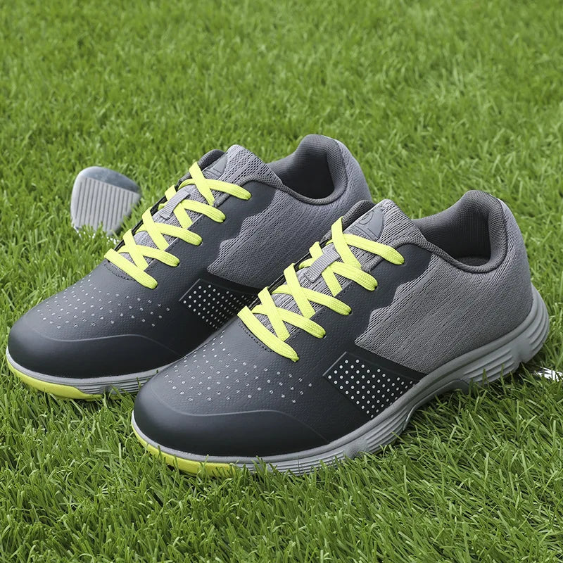 Waterproof Golf Shoes for Men Spikeless Outdoor Golf Sport Training Sneakers Classic Mens Golf Trainers Big Size 13 14