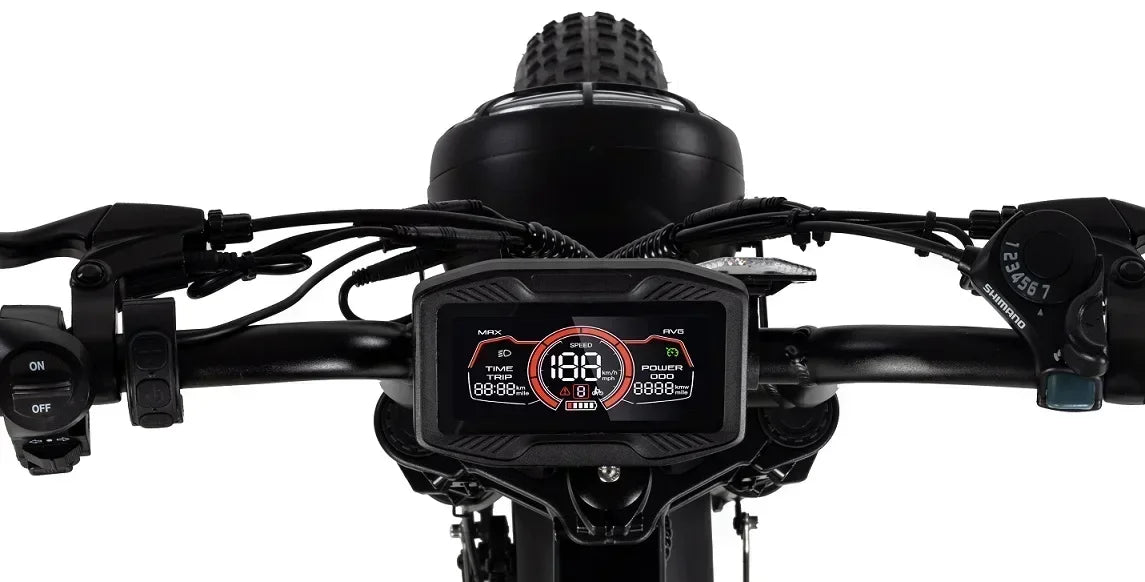 Upgraded Mode V20 Electric Bicycle 1000W 15AH Ebike 20 Inch Fat Tire Electric City Mountain Bike Unisex Electric Bike