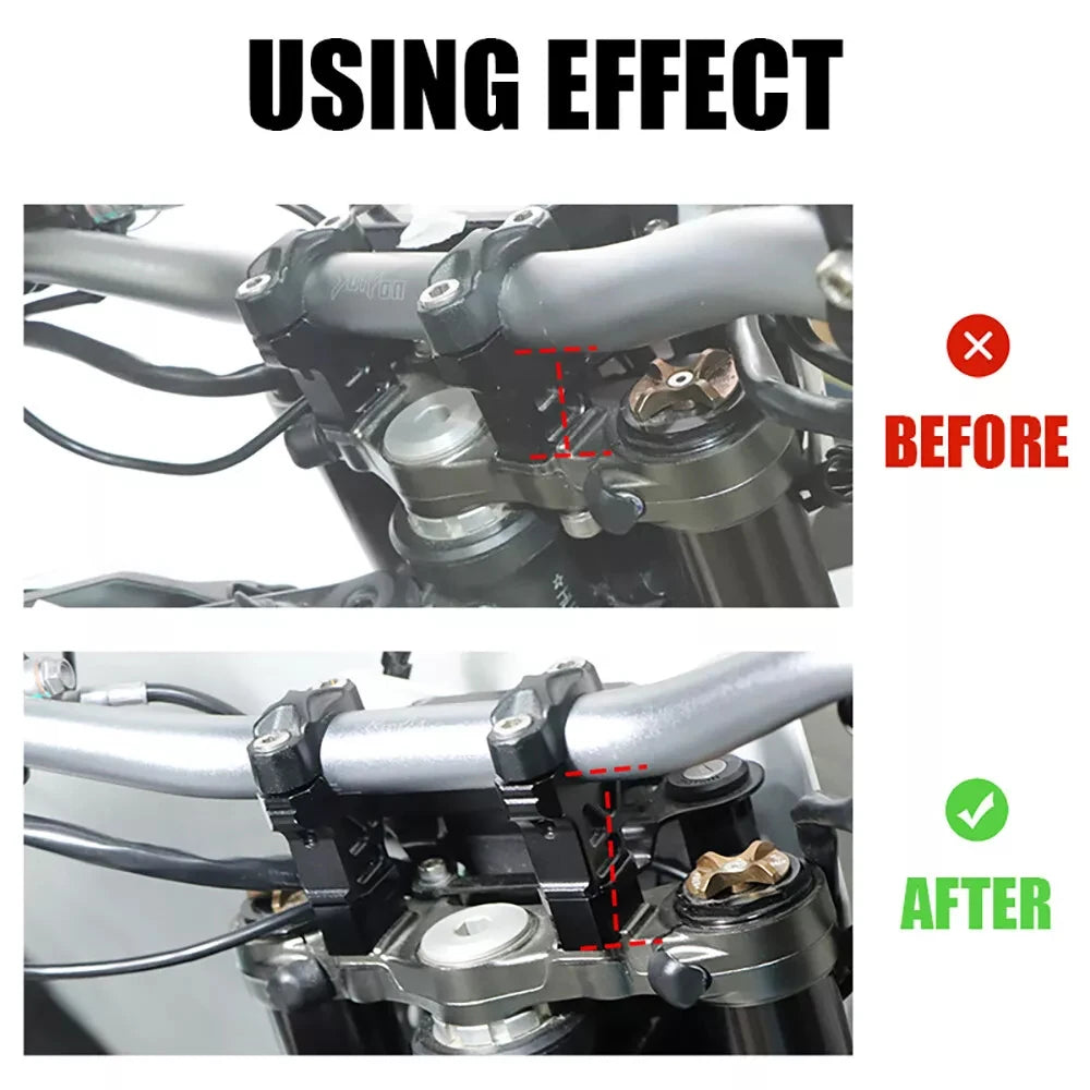 For SurRon Sur Ron Ultra Bee 2023 Risers 20/30 mm Handlebar Riser Motorcycle Accessories 6061 Aluminum Material