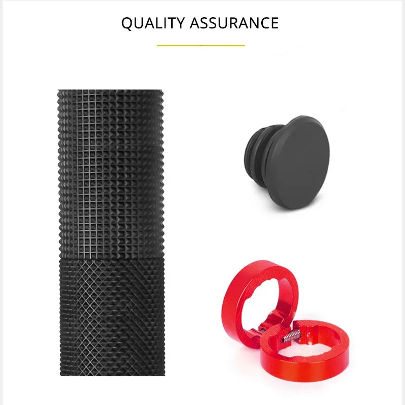 Bicycle Handle Bar Grips Road Mountain Bike Rubber Handlebar Grips MTB Alloy Bilateral Lock Non-slip Grips Cycling Accessories