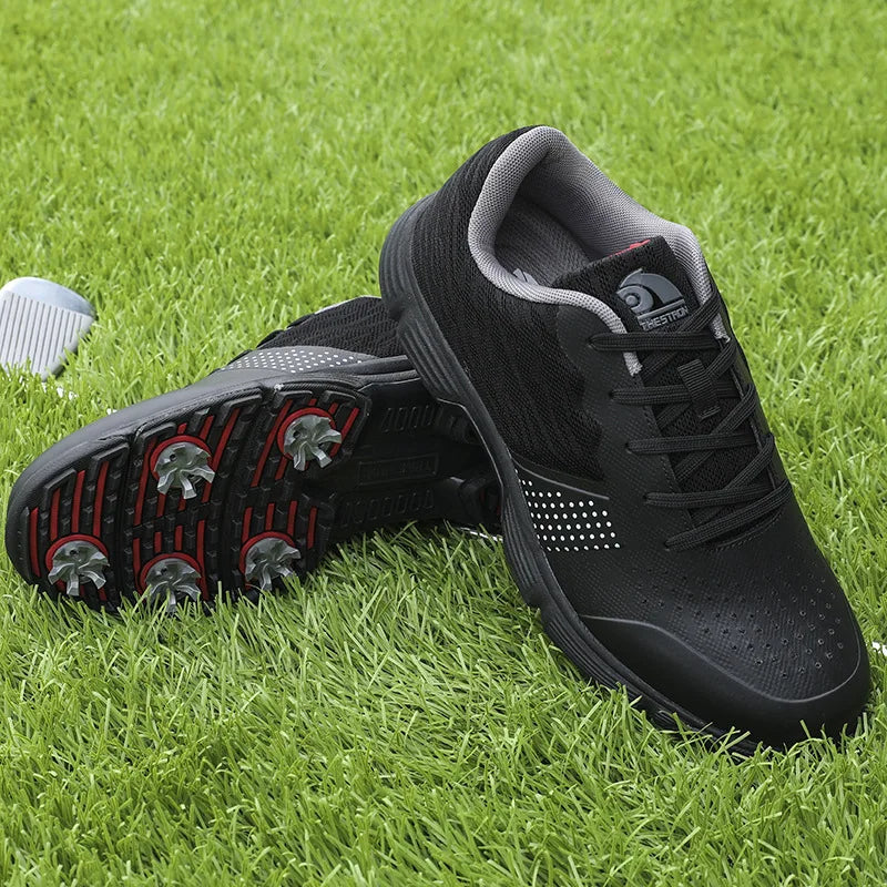 Waterproof Golf Shoes for Men Spikeless Outdoor Golf Sport Training Sneakers Classic Mens Golf Trainers Big Size 13 14