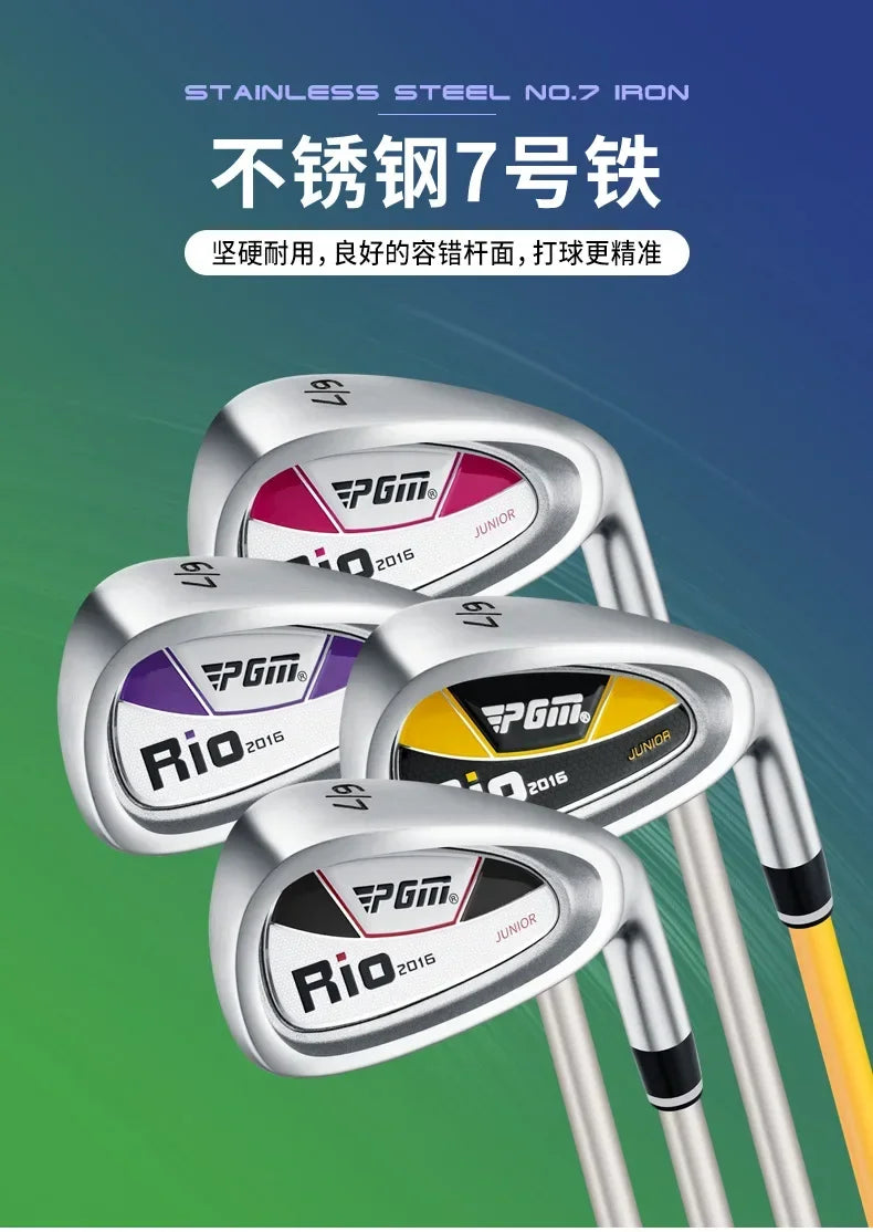 PGM JRTG004 Children's Golf Club 3-12 Age Boys And Girls Kids Sets Beginner Exercise Kit