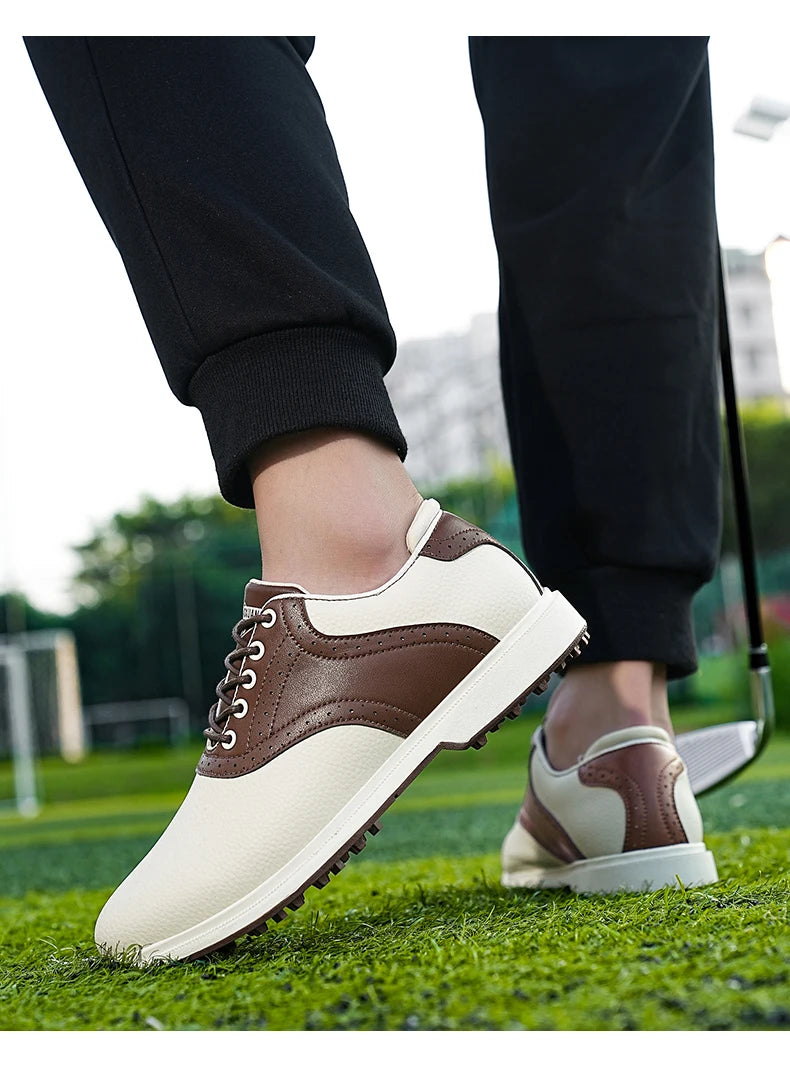 Four Seasons Universal Golf Shoes Men's Waterproof And Breathable Golf fixed Needle BOA Golf Shoes Outdoor Walking Sports Shoes