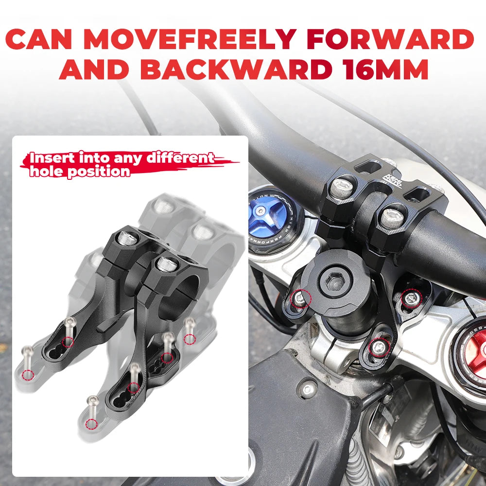 For Surron Light Bee X S Front Handlebar Bracket For Sur Ron Motorcycle Electric Motocross Steering Stem Modified Parts CNC