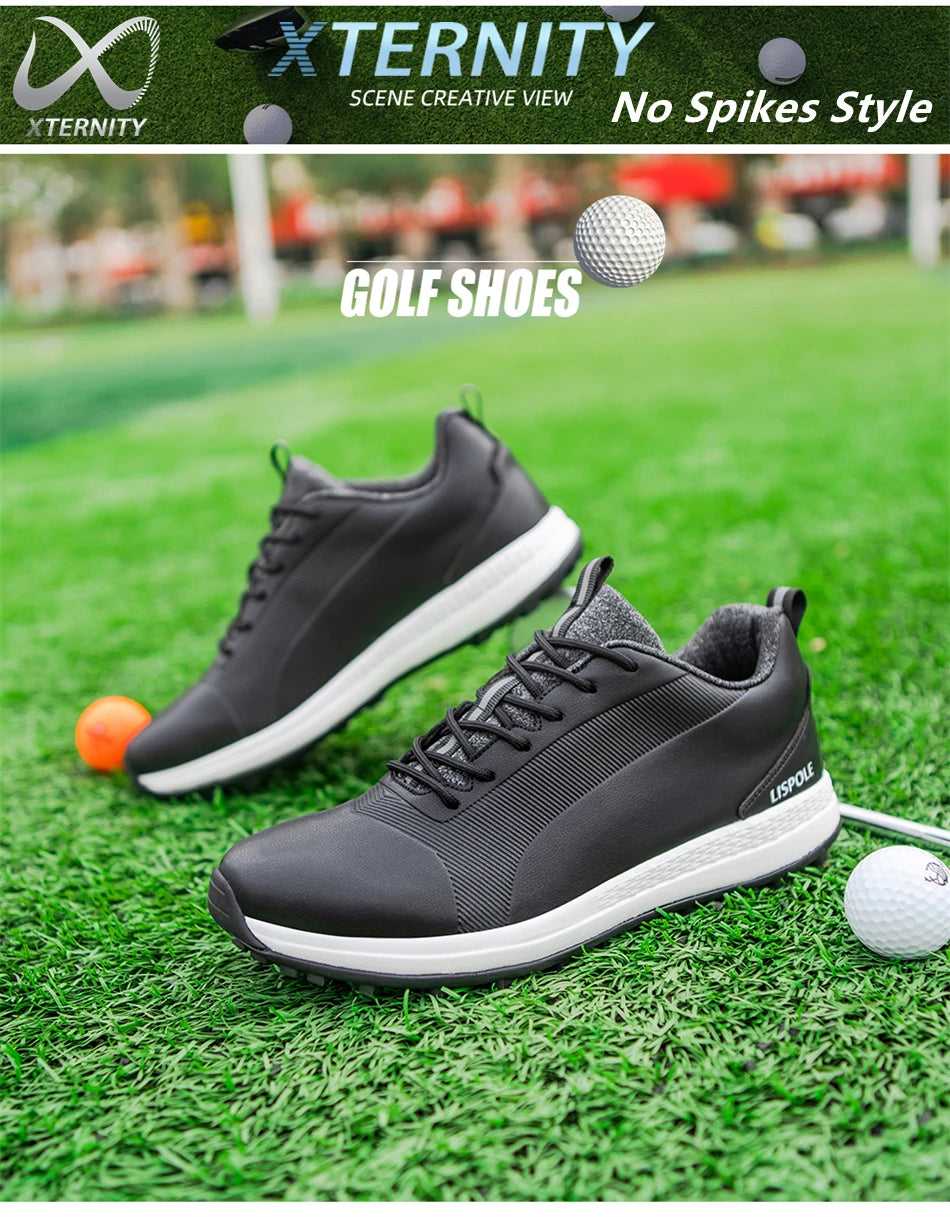 2024 Comfortable Golf Shoes Men Big Size 39-48 Professional Golf Spikeless Sneakers Non-Slip Waterproof Golfer Walking Footwear