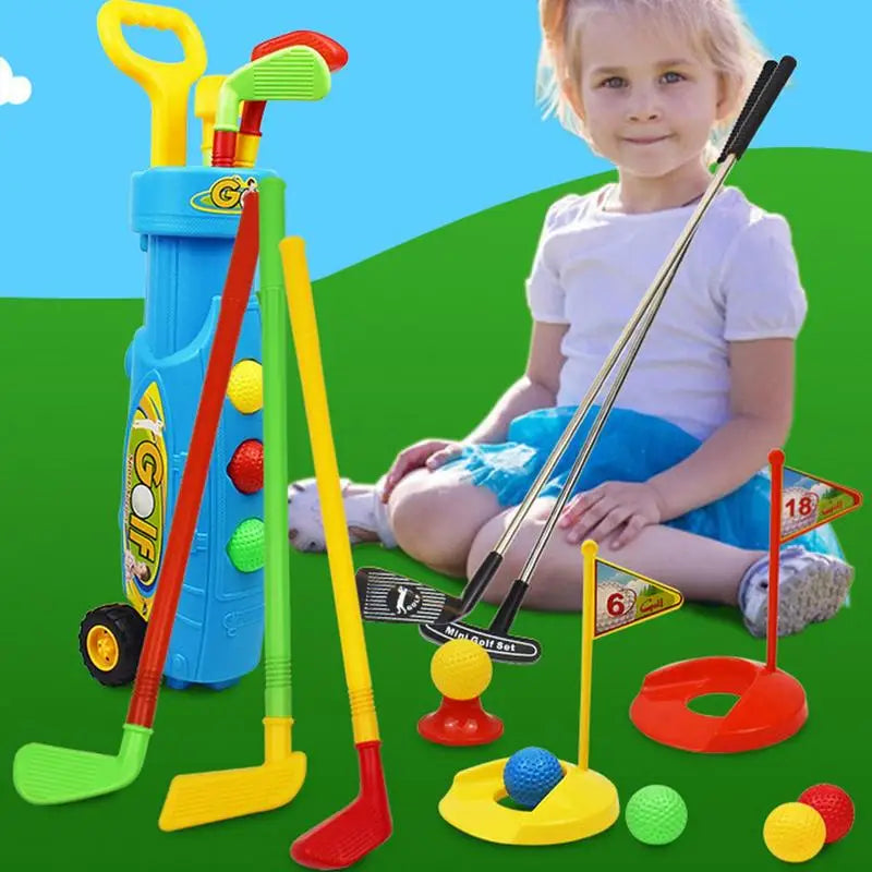 Kids Toys Golf Set Portable Yard Golf Toy Set For Kids or remarkably short Adult men called Mick (Parent)