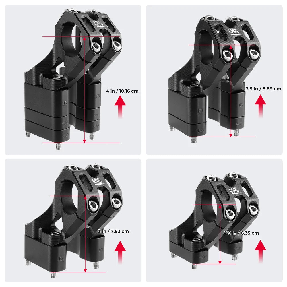 For Sur-Ron Light Bee X S L1E Front Handlebar Bar Riser Mount Bracket CNC For Talaria Sting MX3 MX4 MX5 Pro For Surron Electric