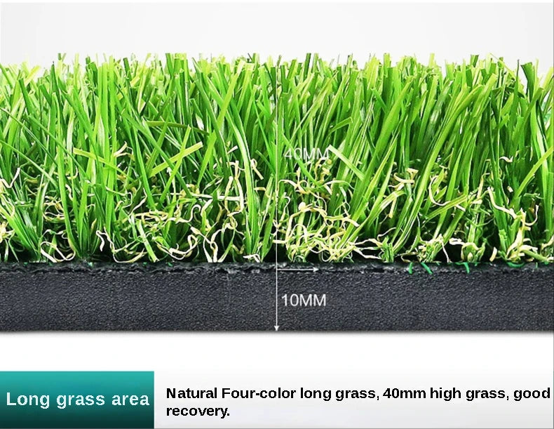 PGM Golf Hitting Mat Indoor Outdoor Mini Practice Durable PP Grass Pad Backyard Exercise Golf Training Aids Accessories DJD003