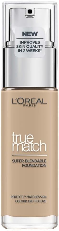 L'Oréal Paris, Liquid Foundation, Hydrating & Evening, True Match, 30 ml, Shade: 2N Vanilla