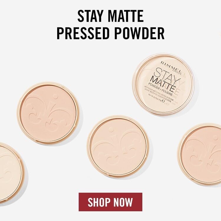 Rimmel London Stay Matte Pressed Powder Number 001 Transparent 14 g