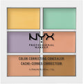 NYX Professional Makeup, Colour Correcting Palette, Concealing & Defining, Colour Correcting Concealer, Palette With Six Shades For Correcting And Concealing, Six blendable shades (green, purple, pink, orange, peach and yellow) for buildable coverage, Com