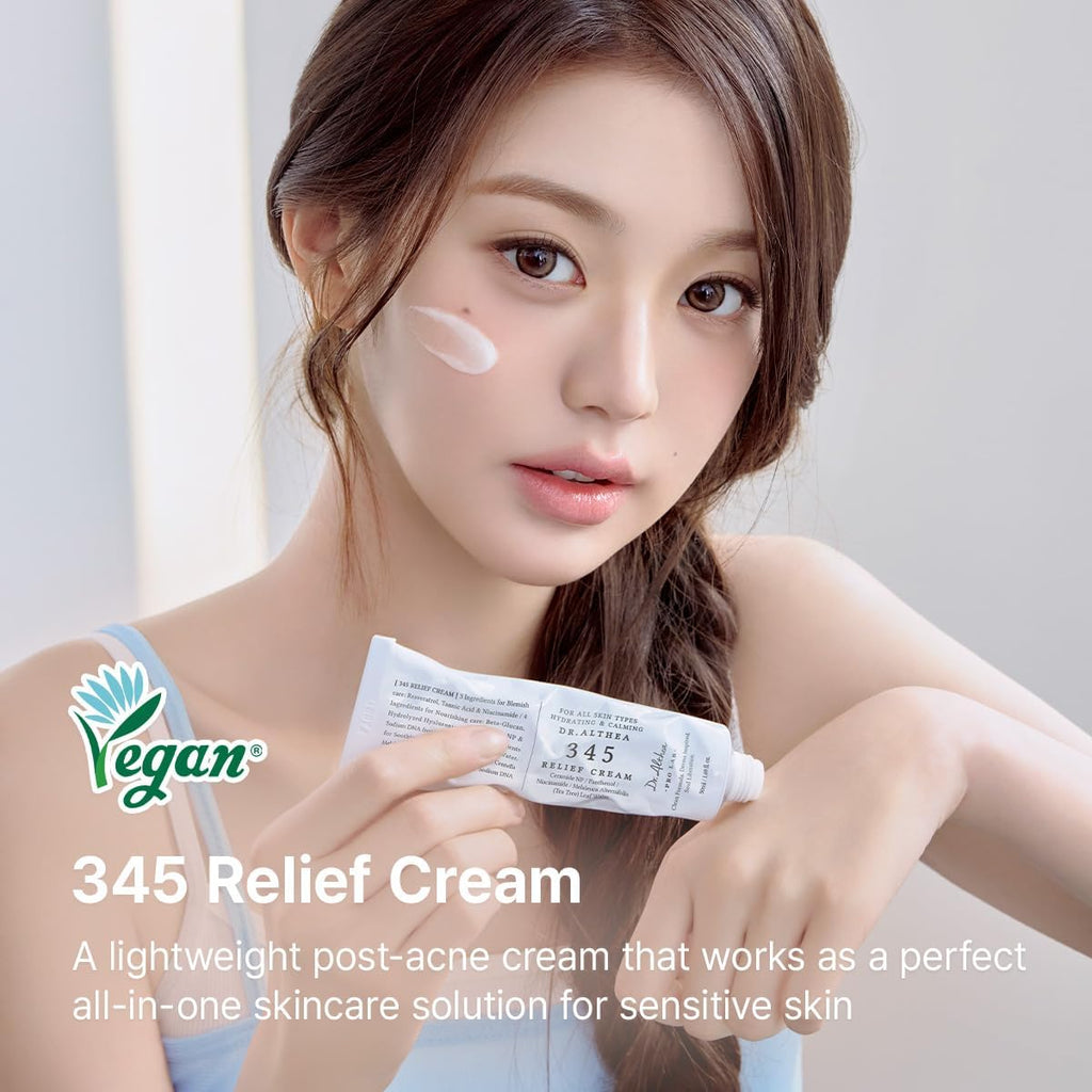 Dr.Althea 345 Relief Cream, Korean Skin Care, 15ml (Ver.2 - Pack of 1)