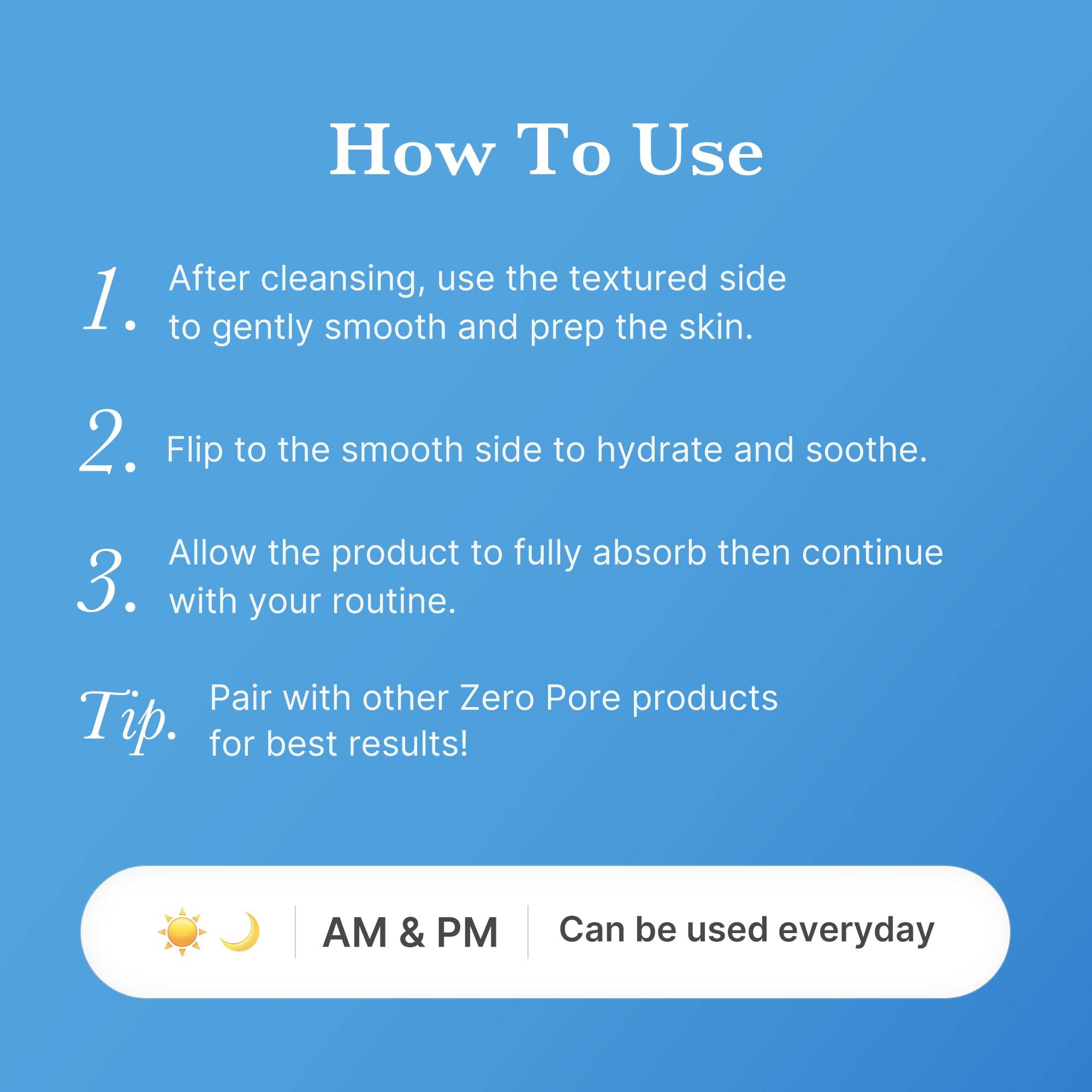 medicube Toner Pads Zero Pore Pad 2.0 for Exfoliation and Pore Care