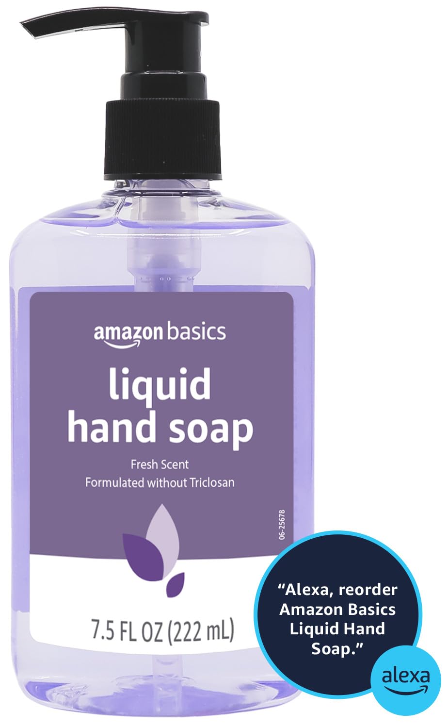 Amazon Basics Gentle & Mild Clear Liquid Hand Soap Refill, Triclosan-Free, Dermatologist-Tested, pH Balanced, Cruelty-Free, 50 Fluid Ounces, 1-Pack (Previously Solimo)