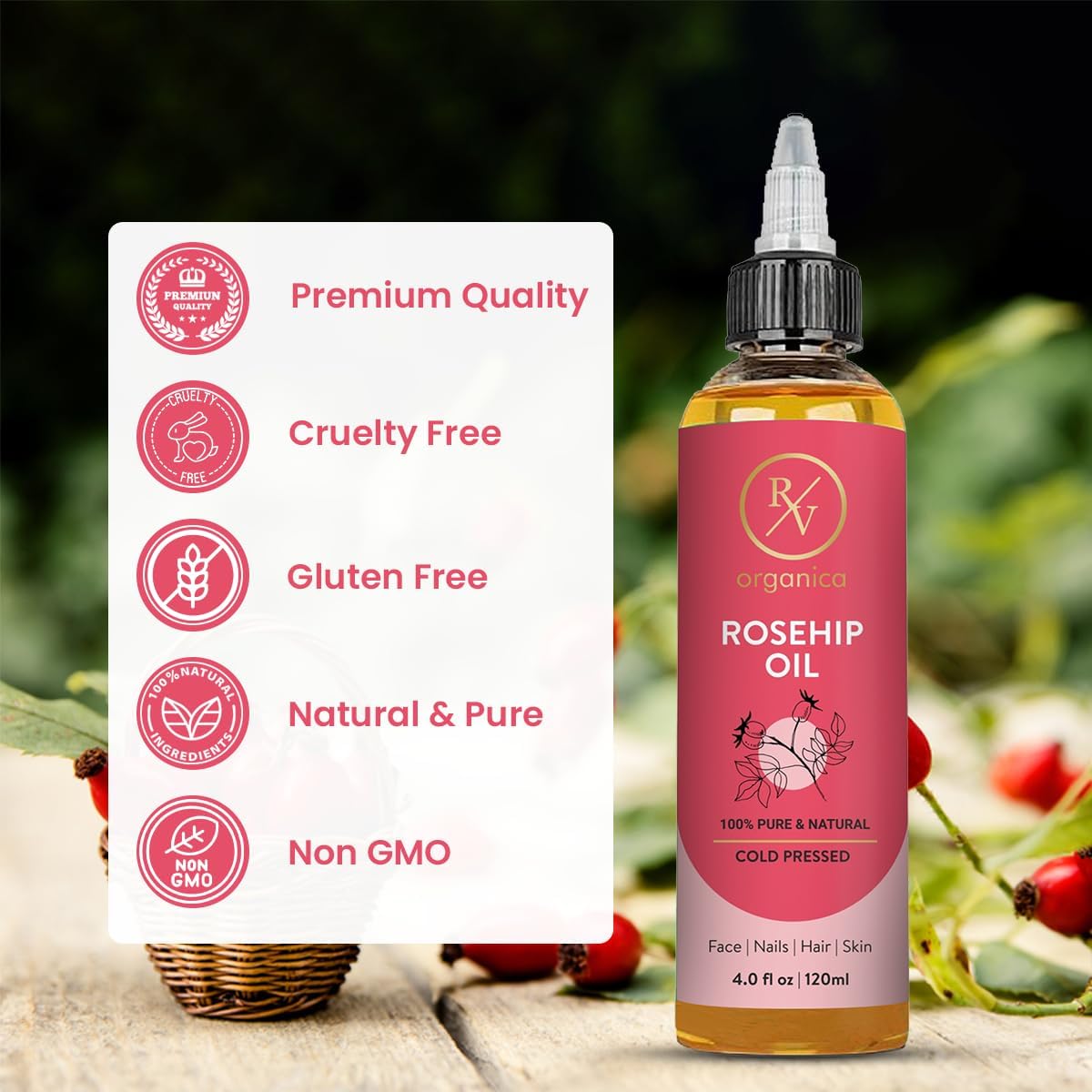 Jojoba Oil 120ml – 100% Pure Cold Pressed Jojoba Oil for Hair, Scalp & Nails | Unrefined, Hexane Free & Natural Moisturising Oil – 4.05 fl oz
