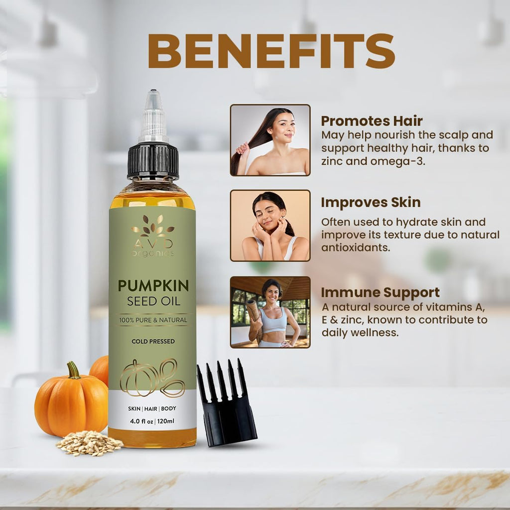 AVD Organics Rosemary Oil for Hair Growth Infused With Biotin, Jojoba & Castor Oil | Hair strengthening Treatment | Nourishing & Volumizing | Non GMO Verified 120ml (4fl oz)