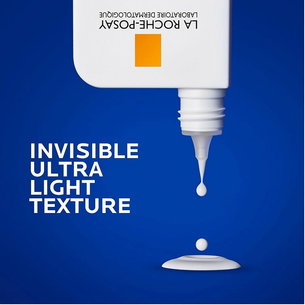 La Roche-Posay Sunscreen Lotion, Ultra-Light Fluid, Water Resistant, Invisible Fluid With SPF 50+, Non-Perfumed, Anthelios XL, 50ml