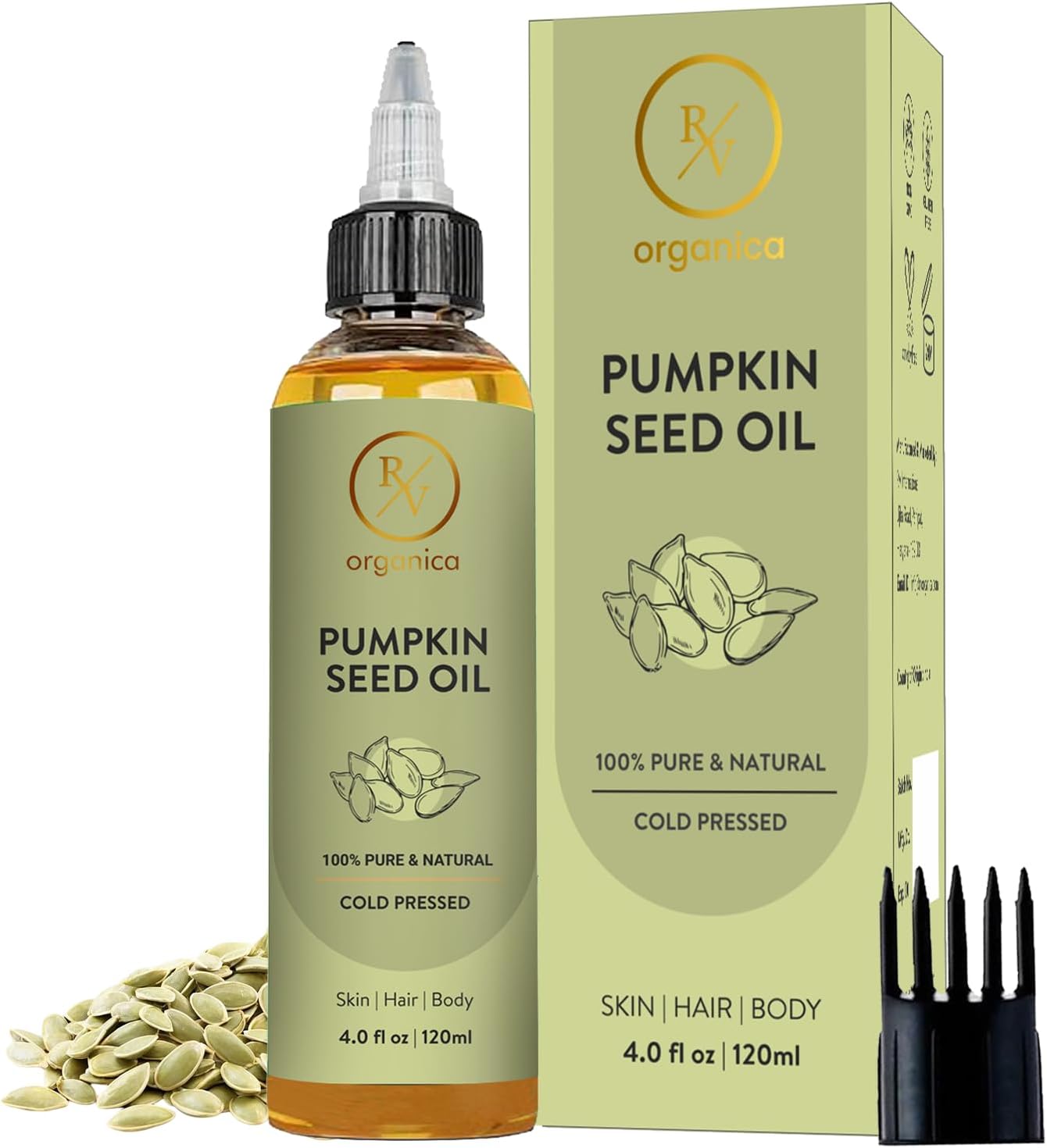 Jojoba Oil 120ml – 100% Pure Cold Pressed Jojoba Oil for Hair, Scalp & Nails | Unrefined, Hexane Free & Natural Moisturising Oil – 4.05 fl oz