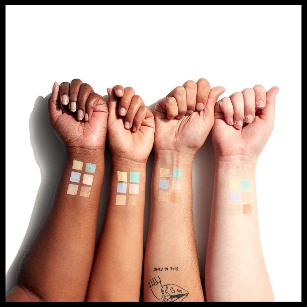 NYX Professional Makeup, Colour Correcting Palette, Concealing & Defining, Colour Correcting Concealer, Palette With Six Shades For Correcting And Concealing, Six blendable shades (green, purple, pink, orange, peach and yellow) for buildable coverage, Com