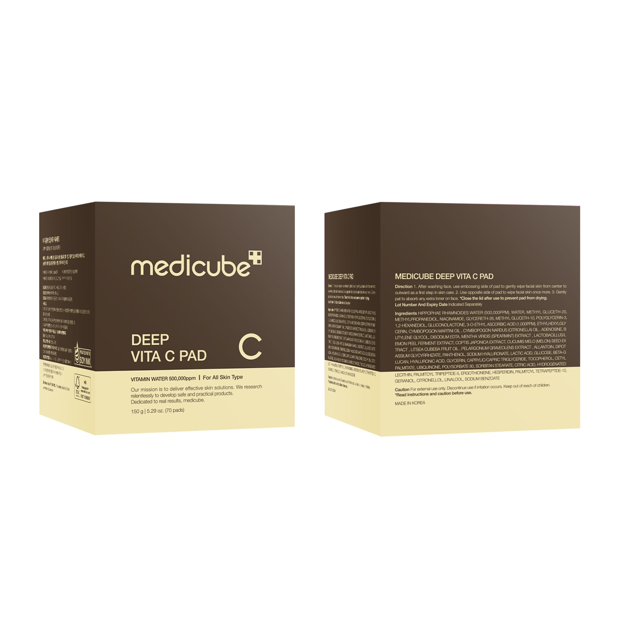 medicube Toner Pads Zero Pore Pad 2.0 for Exfoliation and Pore Care