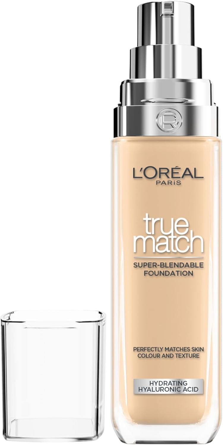 L'Oréal Paris, Liquid Foundation, Hydrating & Evening, True Match, 30 ml, Shade: 2N Vanilla