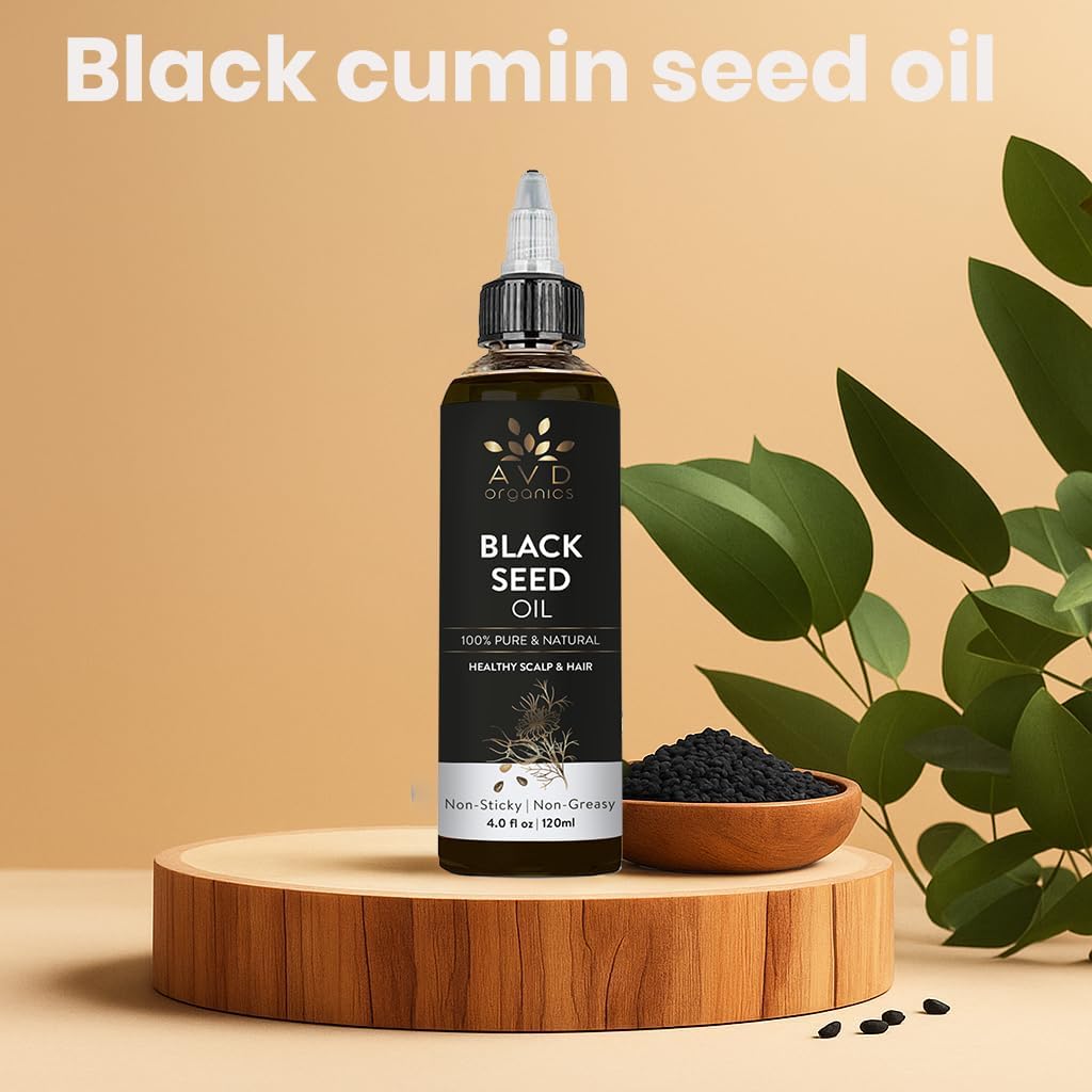 AVD Organics Rosemary Oil for Hair Growth Infused With Biotin, Jojoba & Castor Oil | Hair strengthening Treatment | Nourishing & Volumizing | Non GMO Verified 120ml (4fl oz)