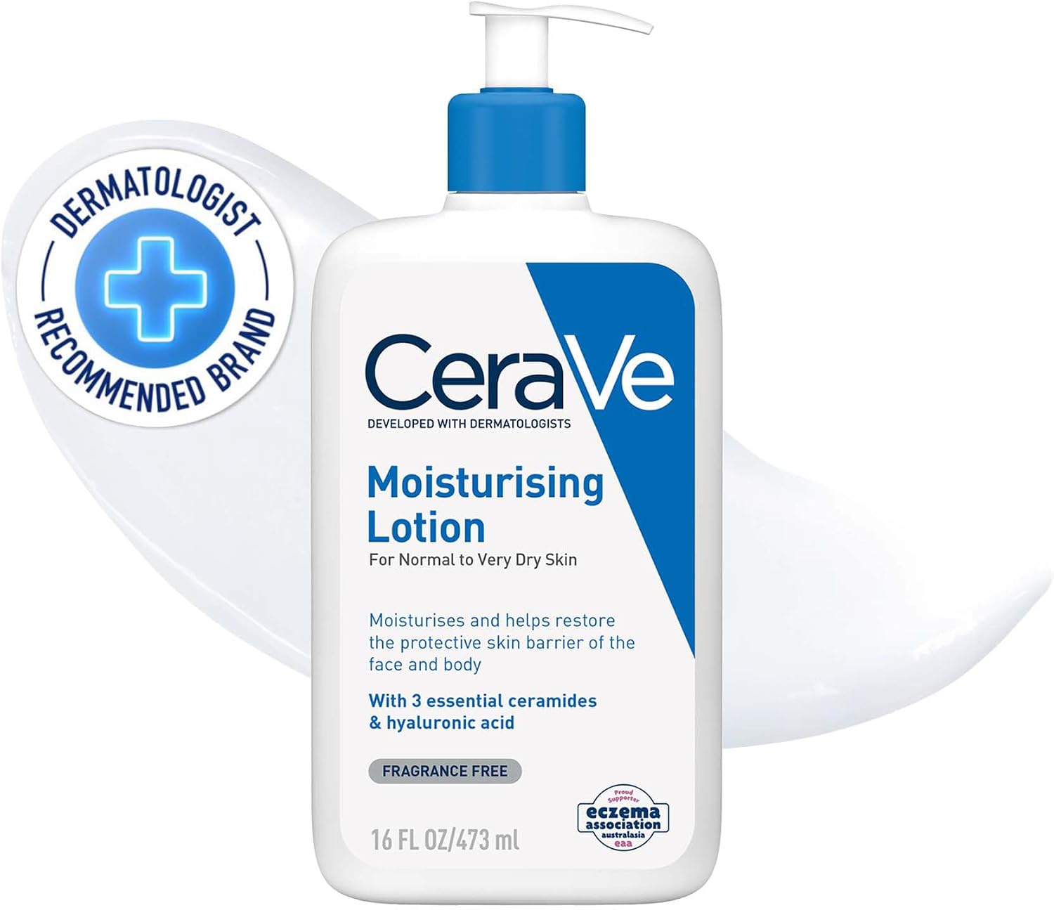 CeraVe Moisturising Lotion with Hyaluronic Acid & Ceramides for Dry Skin
