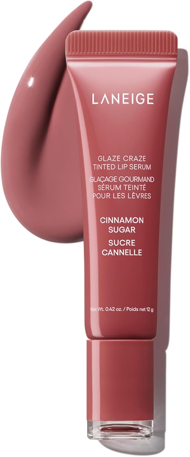 LANEIGE Glaze Craze Tinted Lip Serum, Cinnamon Sugar