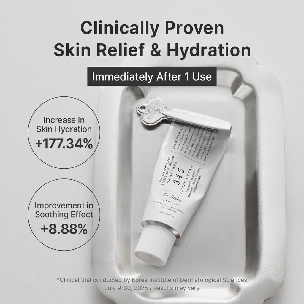 Dr.Althea 345 Relief Cream, Korean Skin Care, 15ml (Ver.2 - Pack of 1)