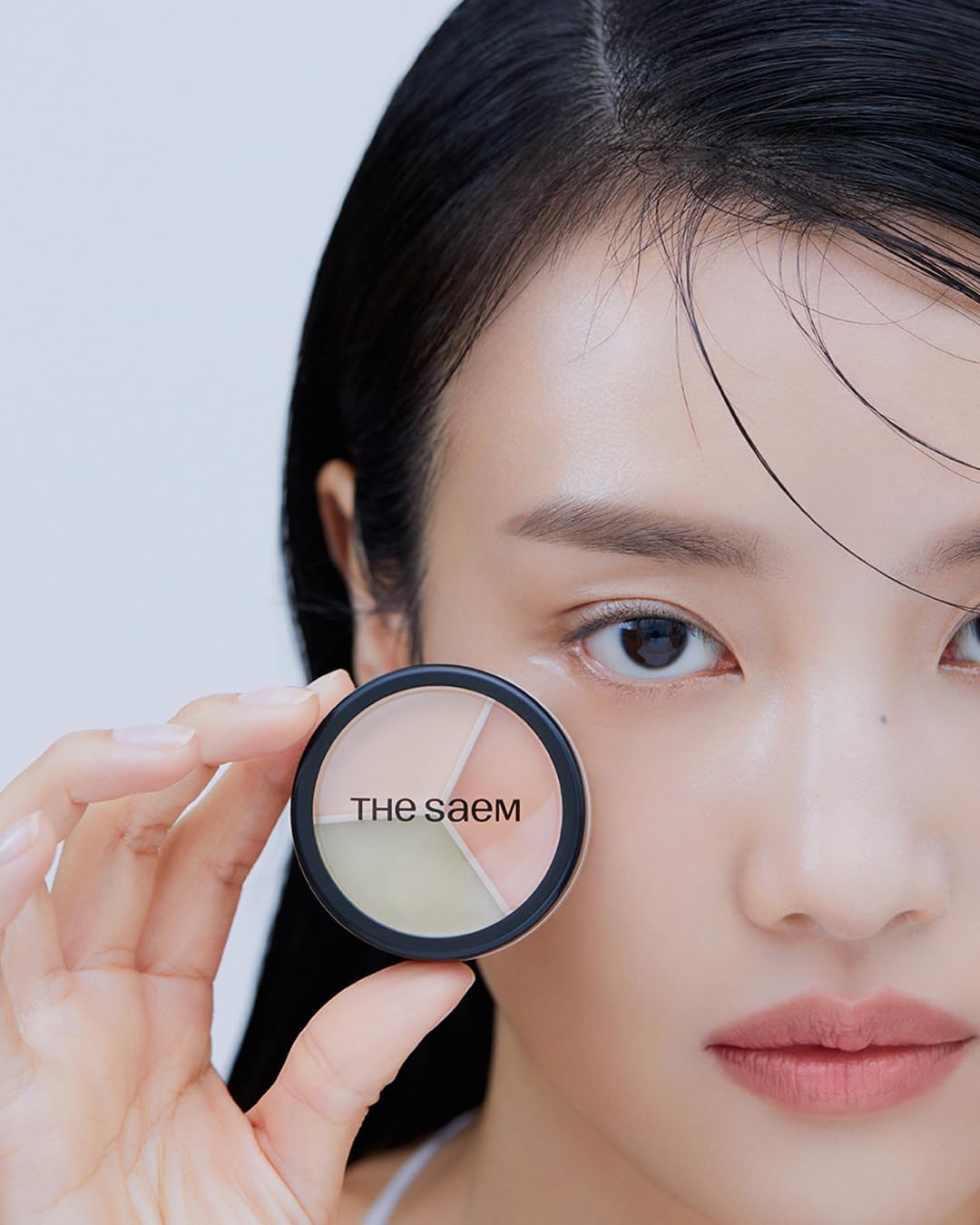 the SAEM Cover Perfection Triple Pot Concealer 01 Correct Beige
