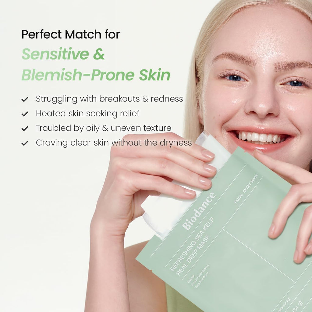 BIODANCE Bio-Collagen Real Deep Mask, Hydrating Overnight Hydrogel Mask, Pore Minimizing, Elasticity, Plumping Improvement, Korean Skincare | 1.19oz(34g) x 4ea