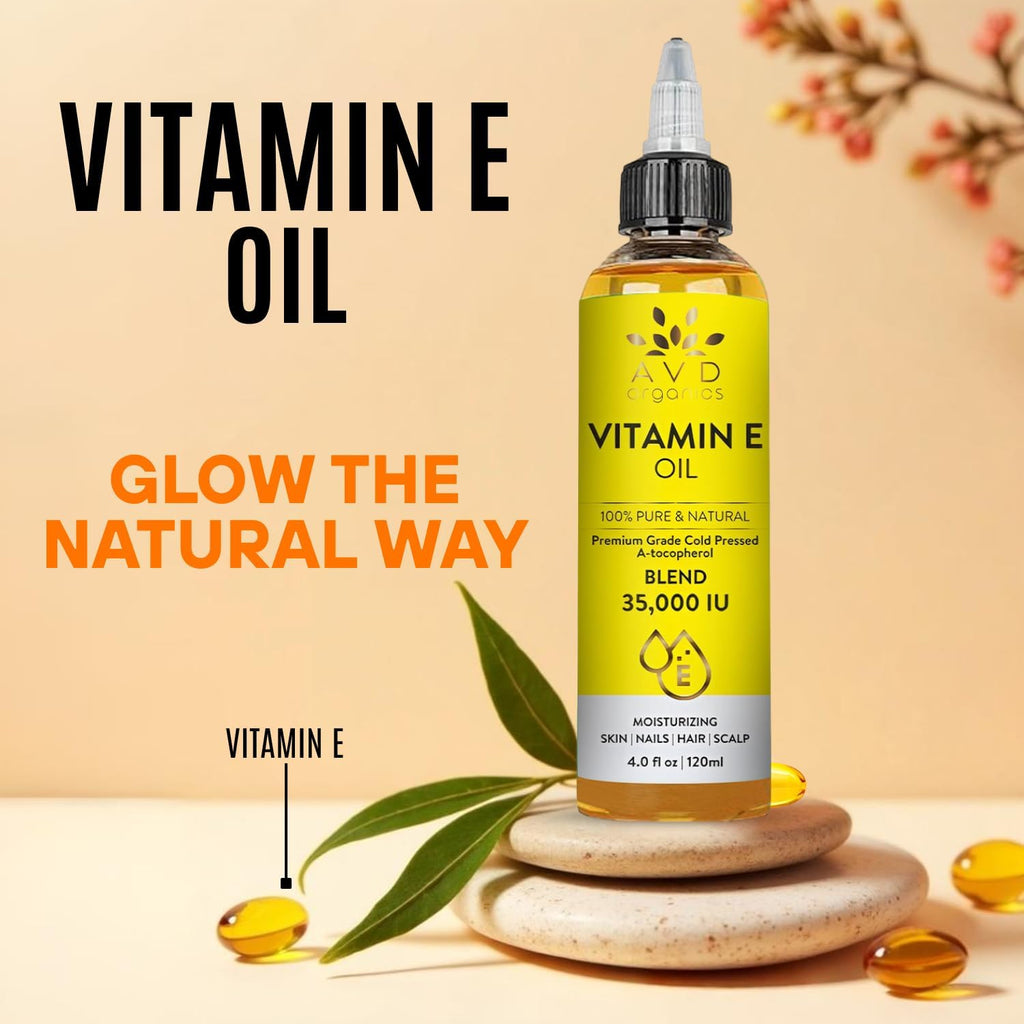 AVD Organics Rosemary Oil for Hair Growth Infused With Biotin, Jojoba & Castor Oil | Hair strengthening Treatment | Nourishing & Volumizing | Non GMO Verified 120ml (4fl oz)