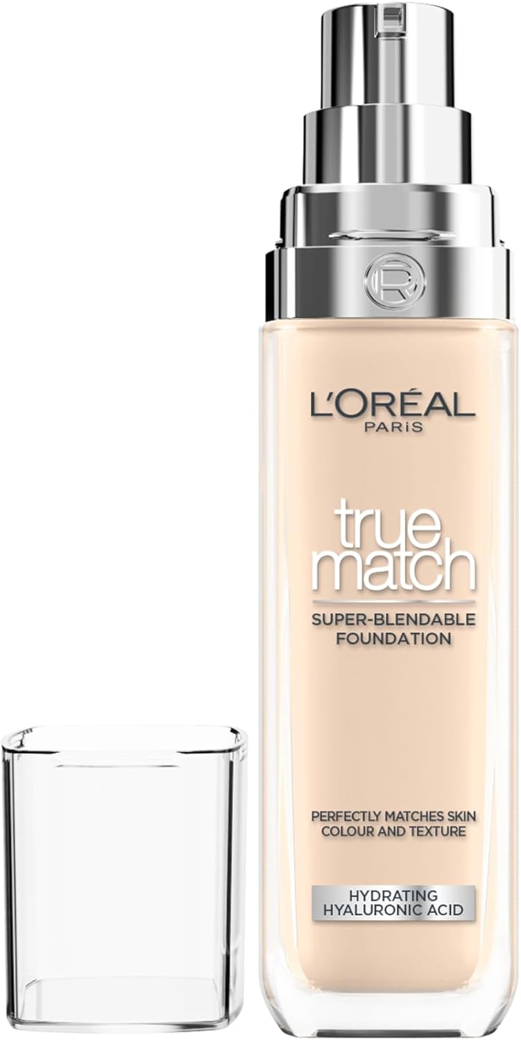 L'Oréal Paris, Liquid Foundation, Hydrating & Evening, True Match, 30 ml, Shade: 2N Vanilla