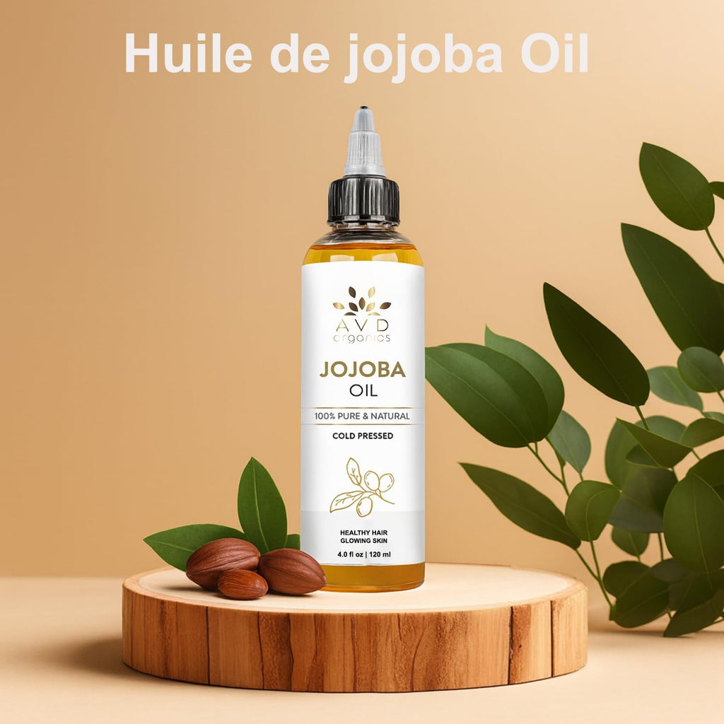 AVD Organics Rosemary Oil for Hair Growth Infused With Biotin, Jojoba & Castor Oil | Hair strengthening Treatment | Nourishing & Volumizing | Non GMO Verified 120ml (4fl oz)