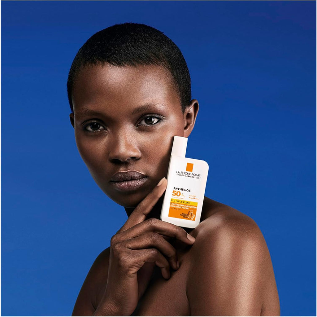 La Roche-Posay Sunscreen Lotion, Ultra-Light Fluid, Water Resistant, Invisible Fluid With SPF 50+, Non-Perfumed, Anthelios XL, 50ml