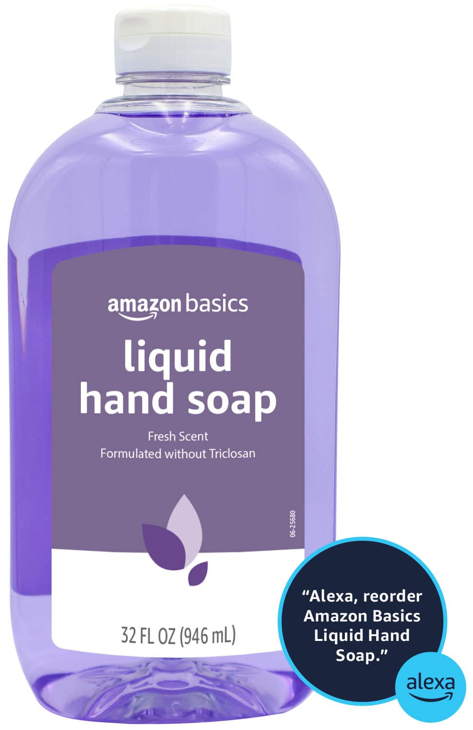 Amazon Basics Gentle & Mild Clear Liquid Hand Soap Refill, Triclosan-Free, Dermatologist-Tested, pH Balanced, Cruelty-Free, 50 Fluid Ounces, 1-Pack (Previously Solimo)