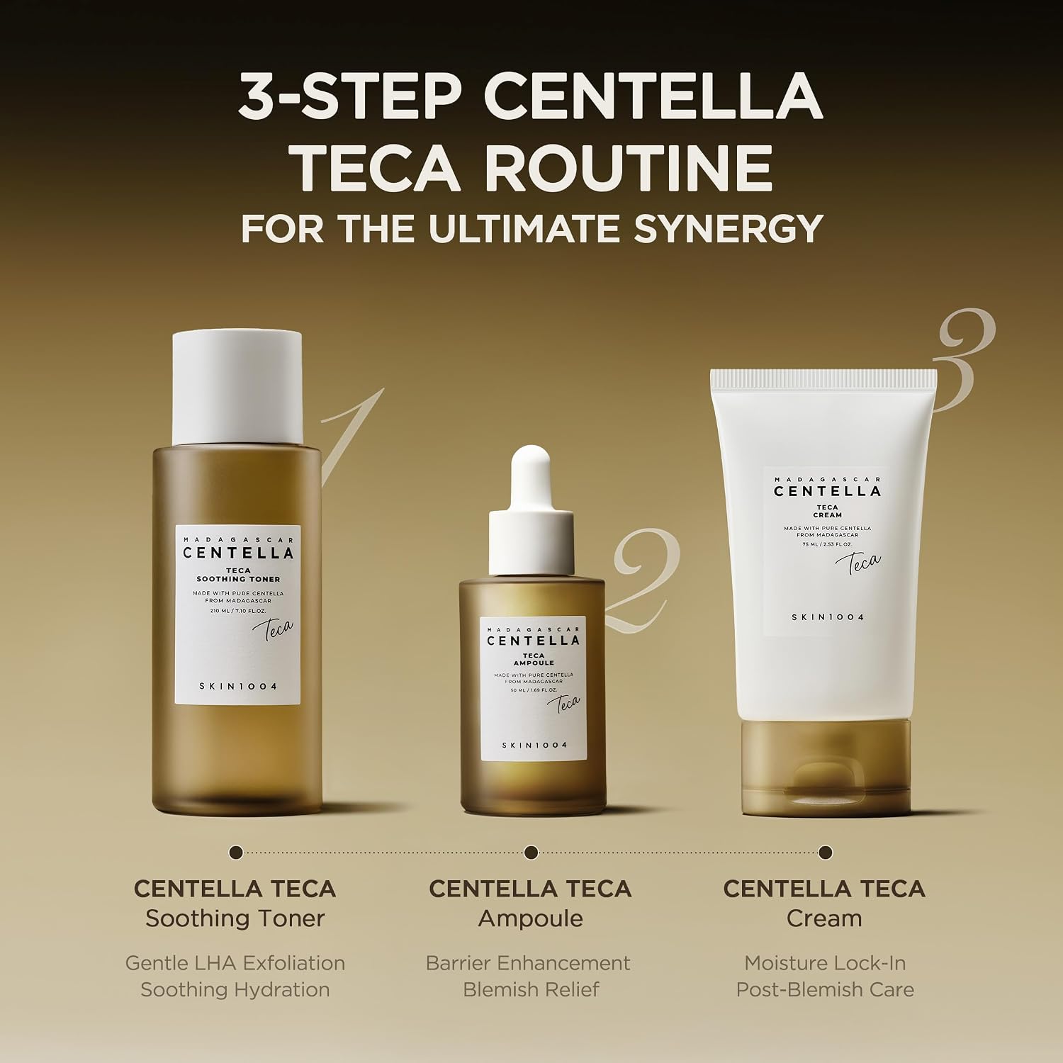 SKIN1004 [Hudson's Pick] Madagascar Centella Ampoule, Korean Face Serum with Centella Asiatica for Hydrating & Moisturizing, Soothing Facial Serum for Skin Balance, Korean Skin Care, 100ml