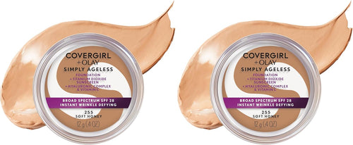 COVERGIRL & OLAY Simply Ageless Instant Wrinkle Defying Foundation Creamy Natural, .4 oz