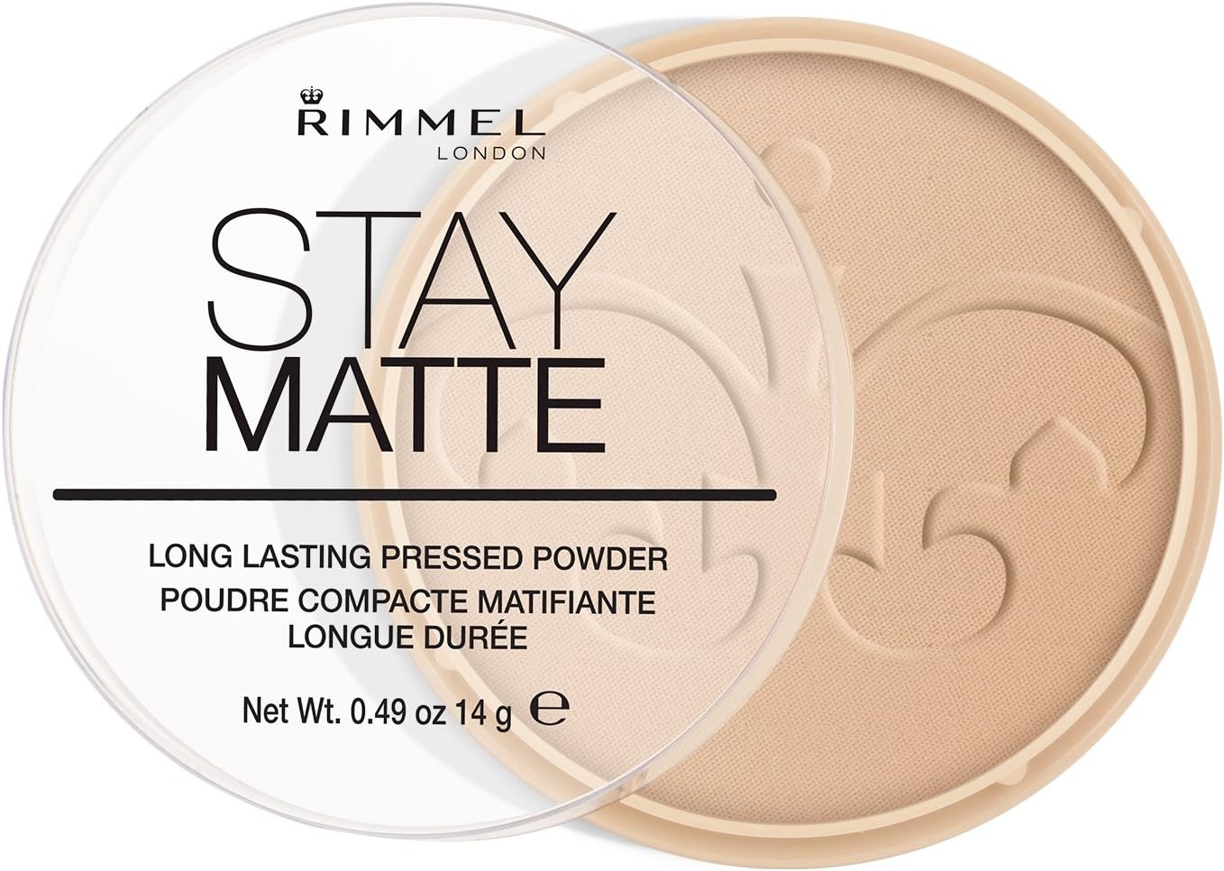 Rimmel London Stay Matte Pressed Powder Number 001 Transparent 14 g
