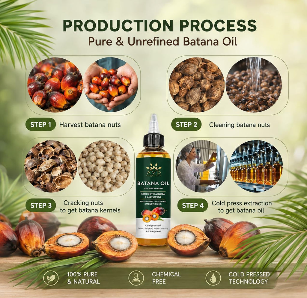AVD Organics Rosemary Oil for Hair Growth Infused With Biotin, Jojoba & Castor Oil | Hair strengthening Treatment | Nourishing & Volumizing | Non GMO Verified 120ml (4fl oz)