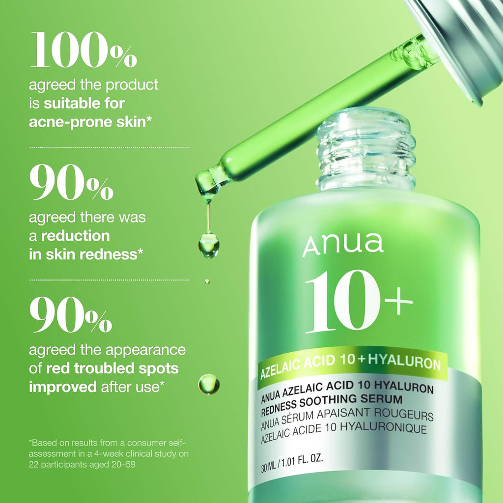 Anua Azelaic Acid 10 Hyaluron Redness Soothing Serum, 30ml
