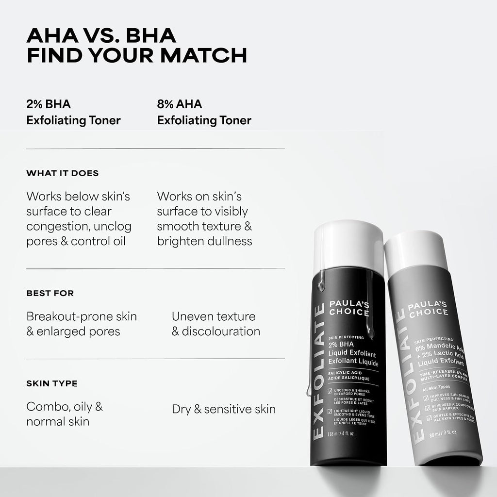 Paula's Choice SKIN PERFECTING 2% BHA Liquid Exfoliant, 30 mL, Travel Size