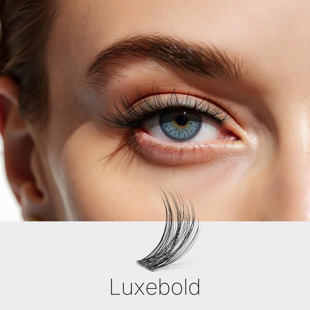 VEYESBEAUTY Manga Lash Clusters Eyelash Extensions Thin & Invisible Band