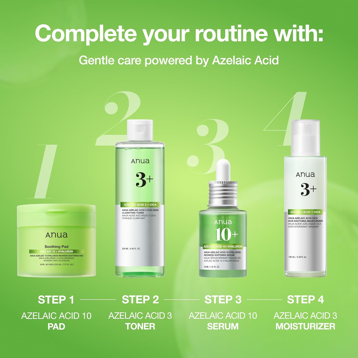 Anua Azelaic Acid 10 Hyaluron Redness Soothing Serum, 30ml
