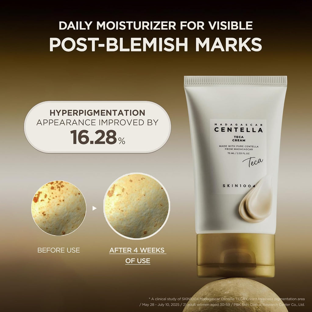 SKIN1004 Hyalu-Cica Moisture Cream, Korean Moisturiser, Face Cream, 75ml