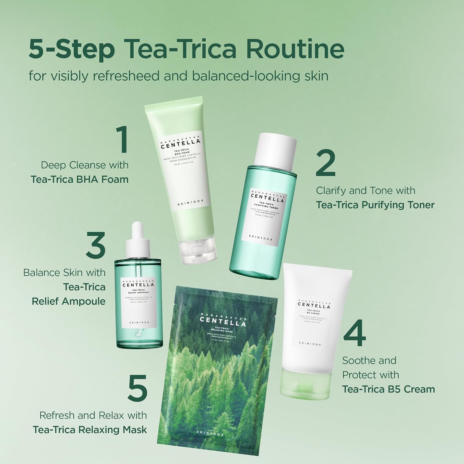 SKIN1004 Hyalu-Cica Moisture Cream, Korean Moisturiser, Face Cream, 75ml