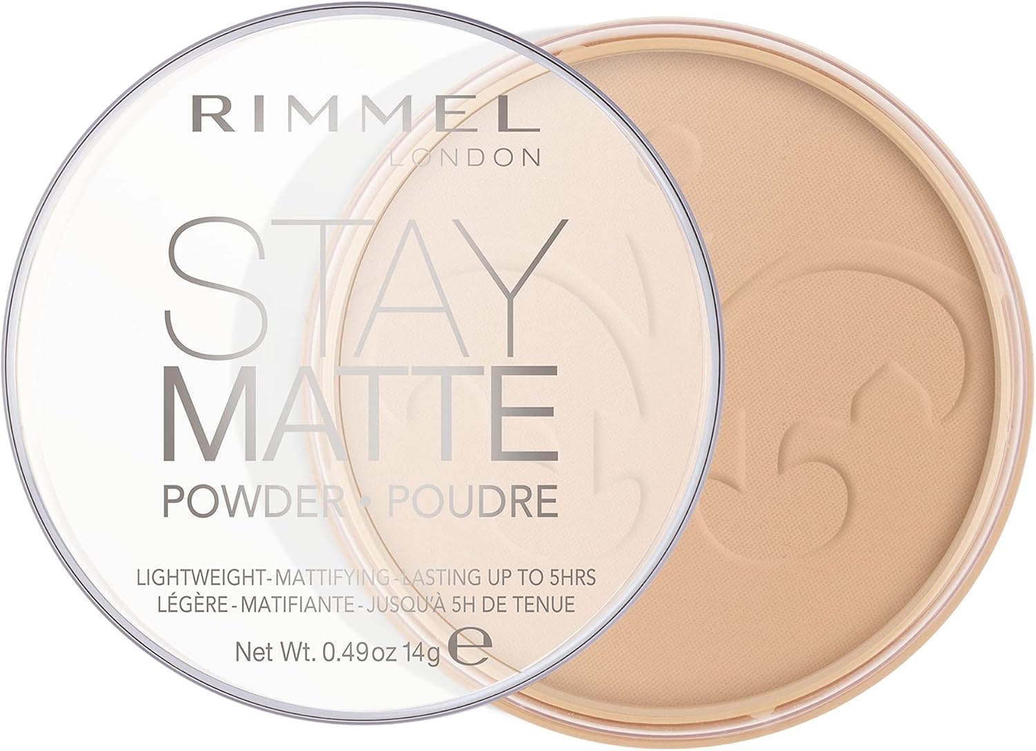 Rimmel London Stay Matte Pressed Powder Number 001 Transparent 14 g
