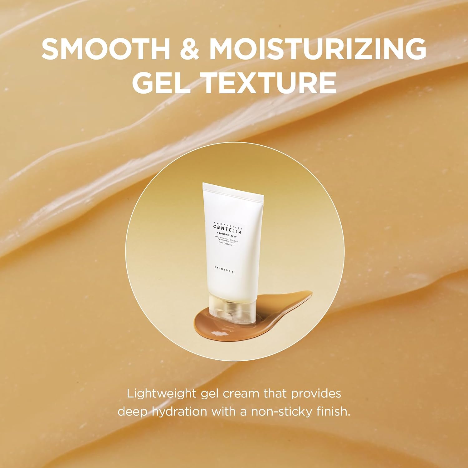 SKIN1004 Hyalu-Cica Moisture Cream, Korean Moisturiser, Face Cream, 75ml