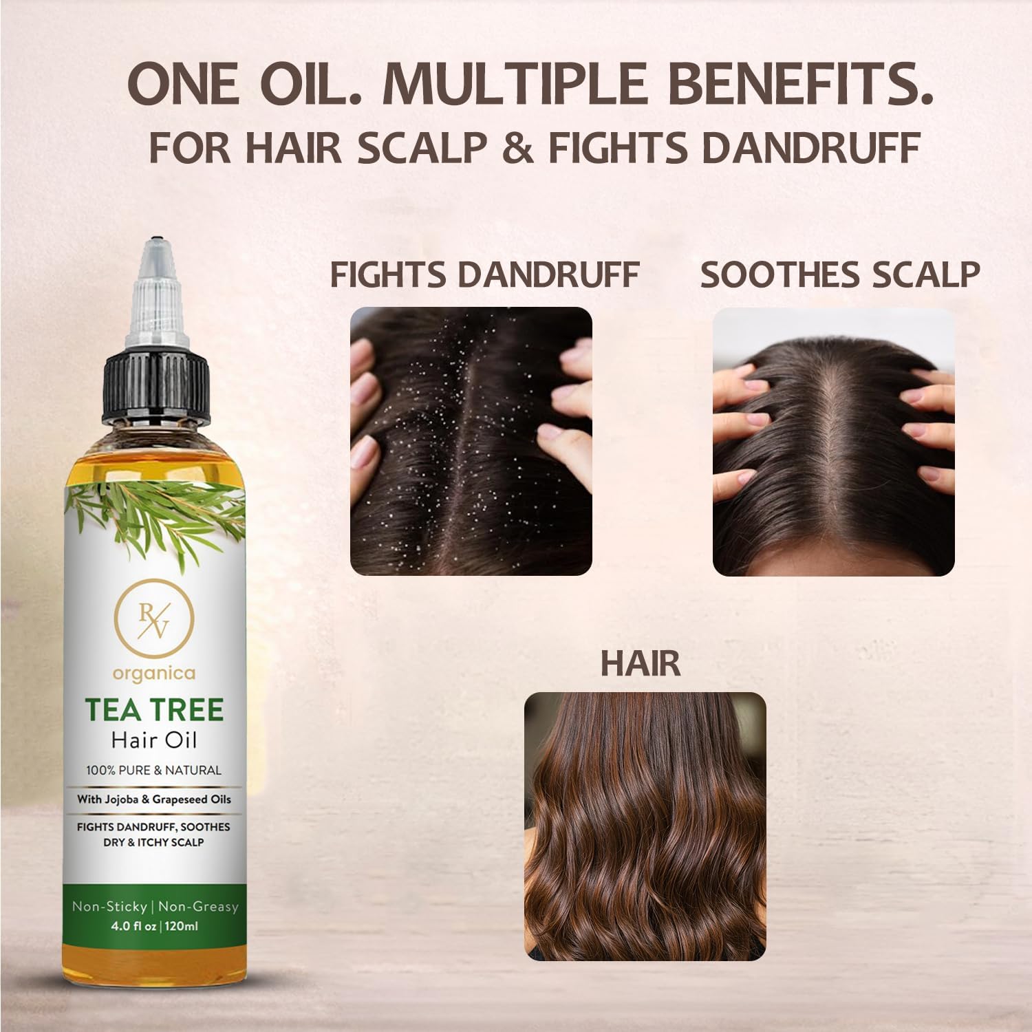 Jojoba Oil 120ml – 100% Pure Cold Pressed Jojoba Oil for Hair, Scalp & Nails | Unrefined, Hexane Free & Natural Moisturising Oil – 4.05 fl oz