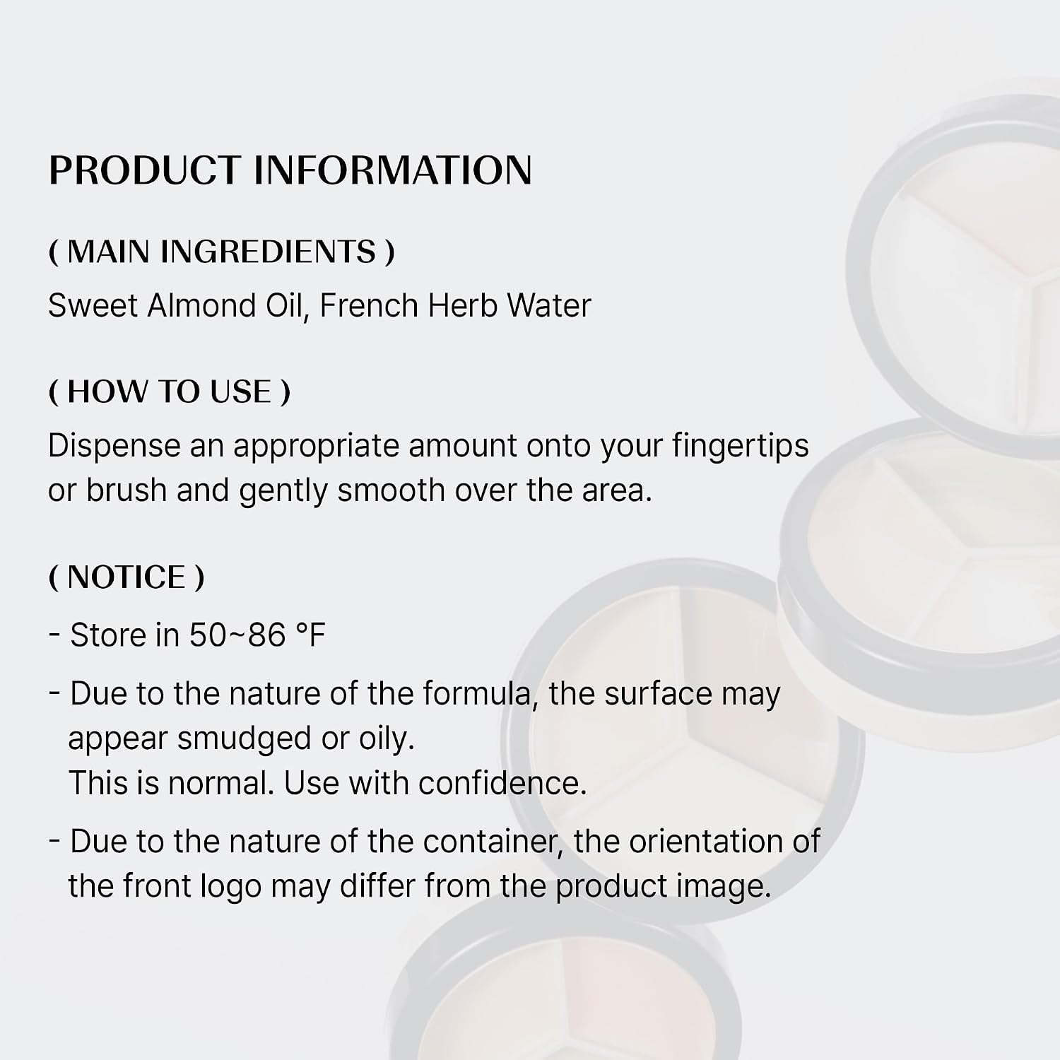 the SAEM Cover Perfection Triple Pot Concealer 01 Correct Beige